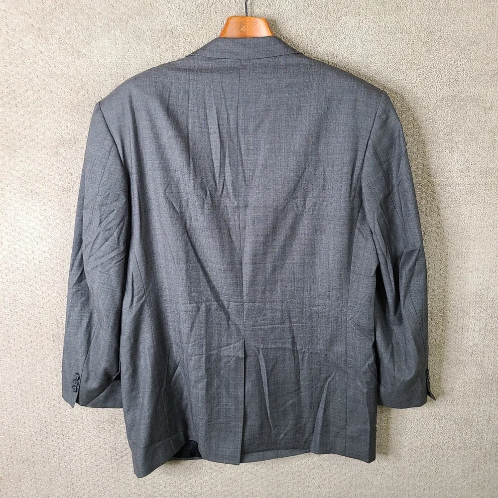 Louis Roth Jacket Mens 43R Gray Striped Blazer Two Button Formal Suit Coat‎